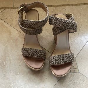 Stuart Weitzman braided sandal